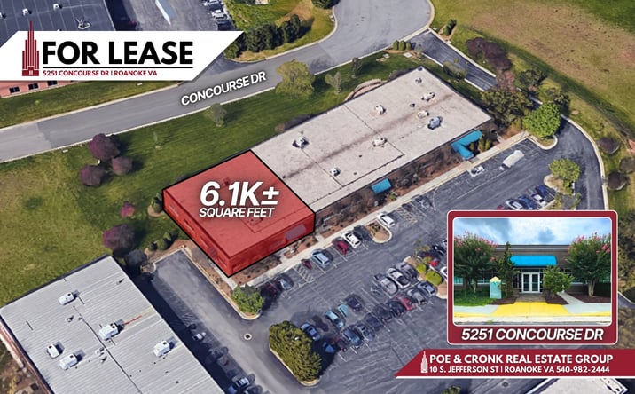 Pictures of Office property located at 5251 Concourse Dr, Roanoke, VA 24019 for lease - image #1