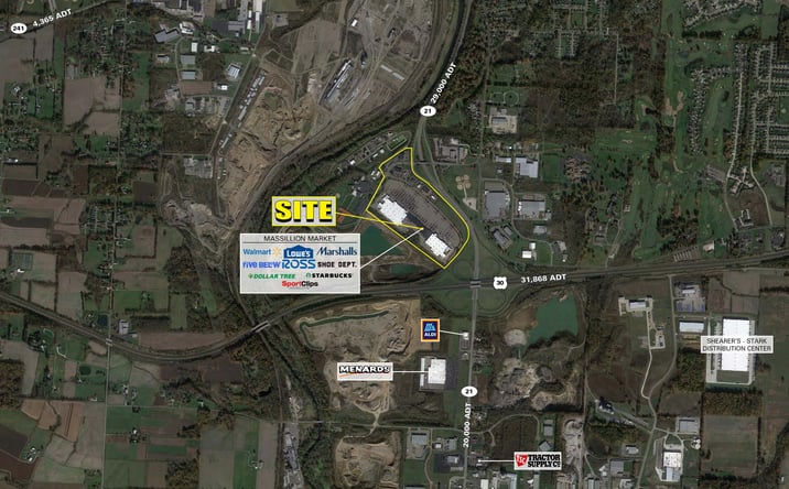 Pictures of Retail property located at 101 Massillon Marketplace Dr SW, Massillon, OH 44646 for lease - image #1