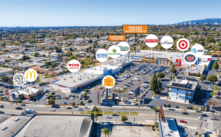 Pictures of Retail, Restaurant property located at La Cienega Blvd, Los Angeles, CA 90001 for lease - image #1