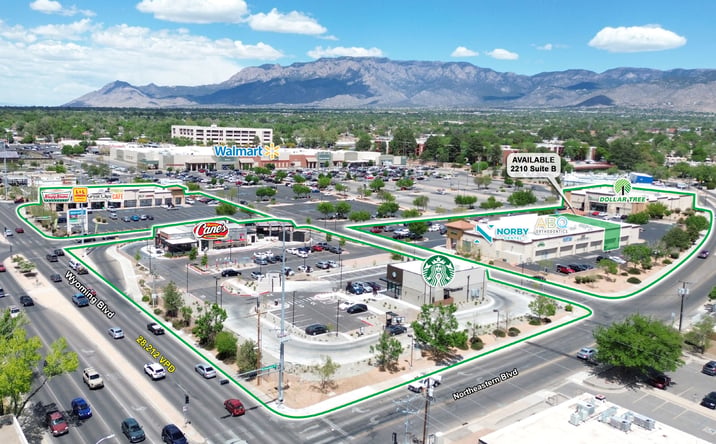 Pictures of Retail property located at 2210-2270 Wyoming Blvd NE, Albuquerque, NM 87112 for lease - image #1