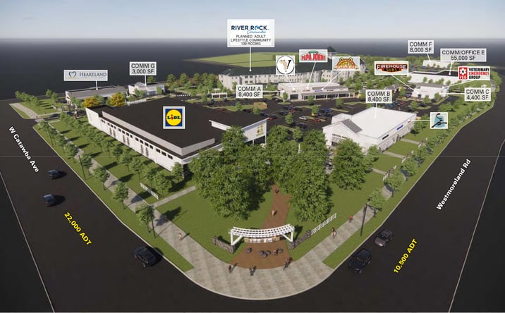 Pictures of Retail, Land property located at Westmoreland Rd & W. Catawba Ave, Cornelius, NC 28031 for lease - image #1