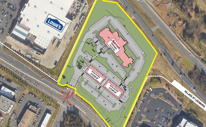 Pictures of Retail, Restaurant property located at 1400 Russell Branch Parkway, Leesburg, VA 20175 for lease - image #1