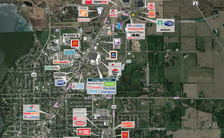 Pictures of Retail property located at NEQ Gateway Drive & Frances Lane, Beaver Dam, WI 53916 for lease - image #1