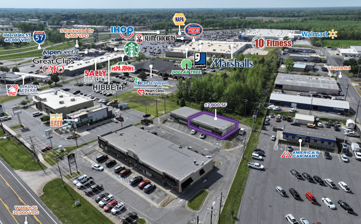 Pictures of Retail, Office, Industrial property located at 2061 W Main St, Cabot, AR 72023 for lease - image #1