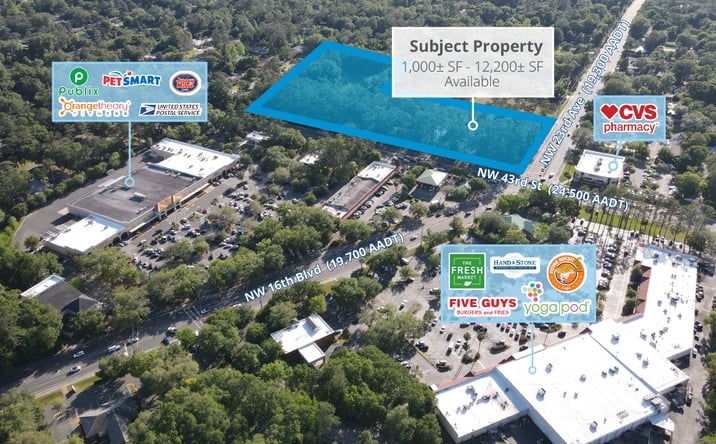 Pictures of Retail property located at 4315 NW 23rd Ave, Gainesville, FL 32606 for lease - image #1