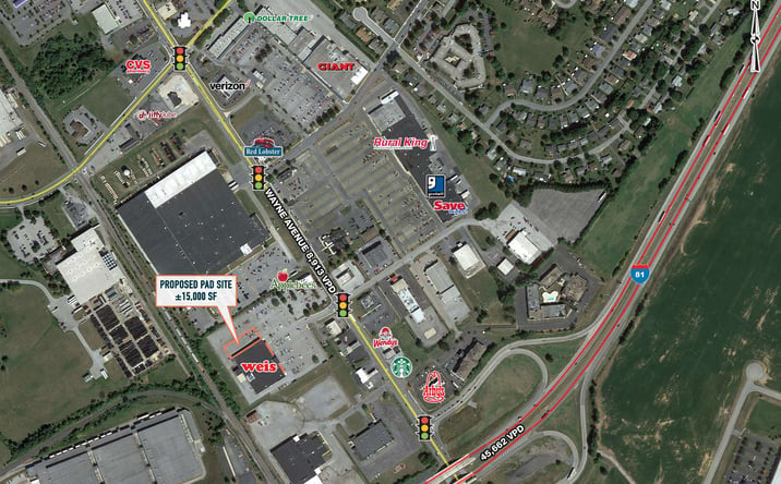 Pictures of Retail, Land property located at 1056 Wayne Ave, Chambersburg, PA 17201-2924 for lease - image #1