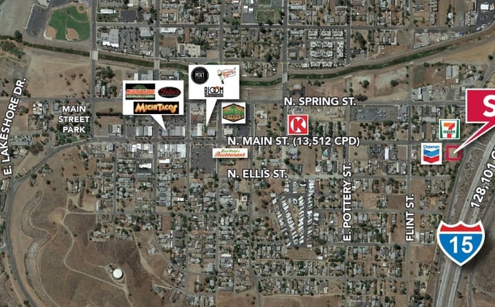 Pictures of Retail, Land property located at 516 N. Main St, Lake Elsinore, CA 92530 for lease - image #1