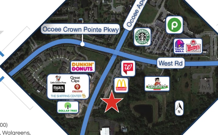 Pictures of Retail, Land property located at 2251 Ocoee Apopka Road, Ocoee, FL 34761 for lease - image #1