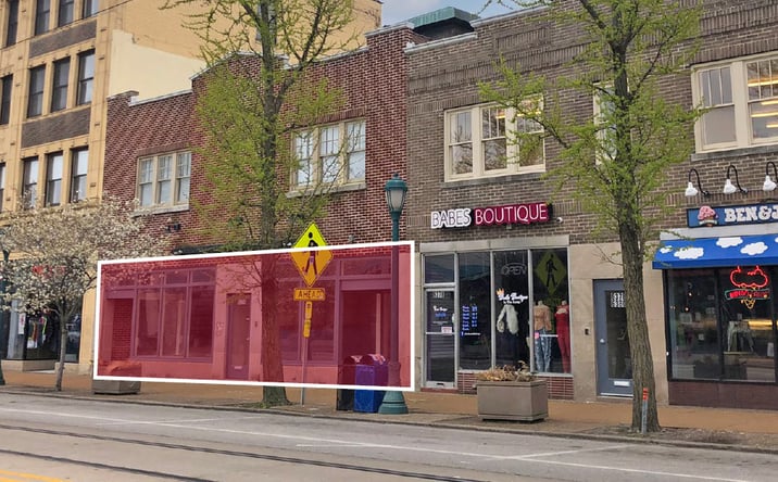 Pictures of Retail property located at 6372 - 6376 Delmar Blvd, University City, MO 63130 for lease - image #1
