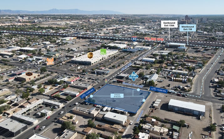 Pictures of Retail, Land property located at 401 Menaul Blvd NW, Albuquerque, NM 87107 for lease - image #1