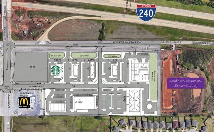 Pictures of Retail, Land property located at 7800 S Sooner Rd, Oklahoma City, OK 73135 for lease - image #1