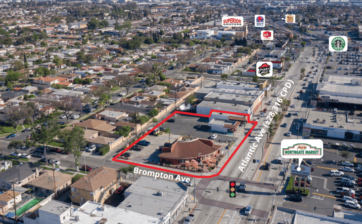 Pictures of Retail, Land, Restaurant property located at 6824 Atlantic Ave, Bell, CA 90201 for lease - image #1