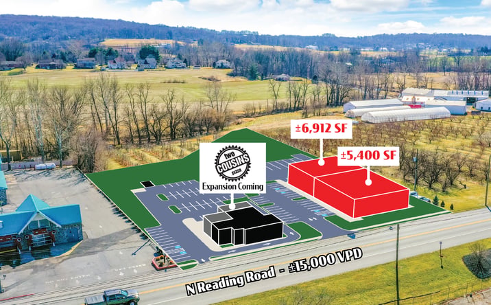 Pictures of Retail property located at 1215 N Reading Rd, Stevens, PA 17578 for lease - image #1