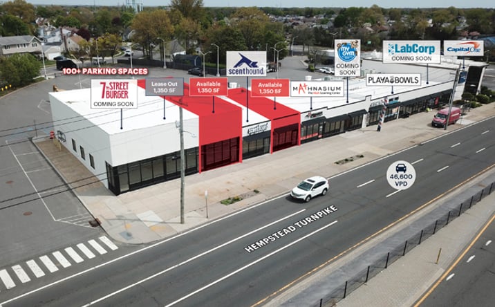 Pictures of Retail, Office, Restaurant property located at 3695 - 3721 Hempstead Turnpike, Levittown, NY 11756 for lease - image #1
