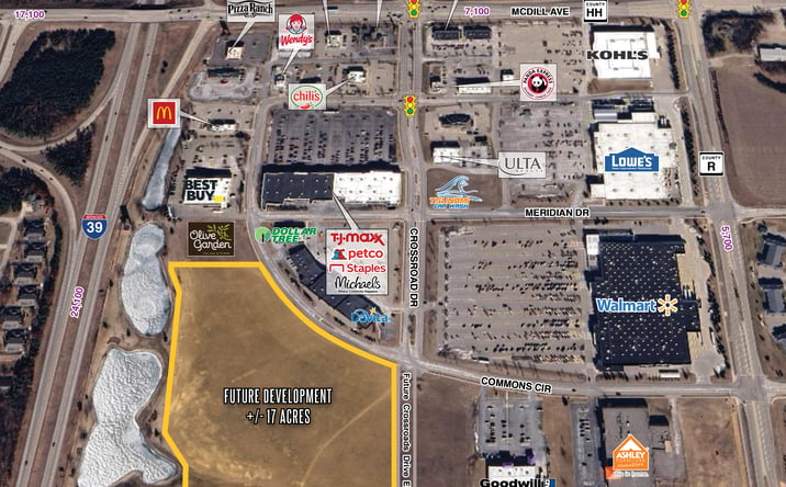 Pictures of Retail property located at Crossroads Drive, Plover, WI 54467 for lease - image #1