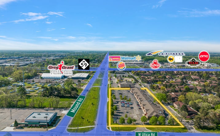 Pictures of Retail property located at 45537-45581 Mound Road, Shelby Township, MI 48317 for lease - image #1