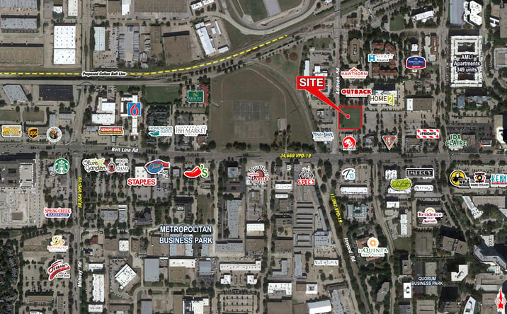 Pictures of Land property located at 15150 Addison Rd, Addison, TX 75001 for lease - image #1