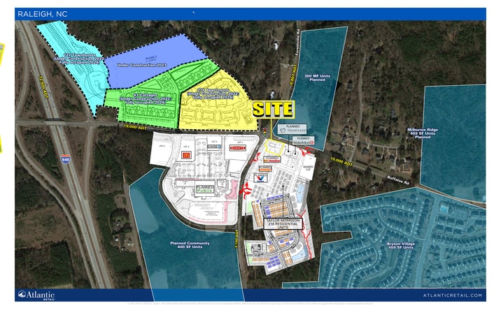 Pictures of Retail, Land property located at Buffaloe Rd & Forestville Rd, Raleigh, NC 27616 for lease - image #1