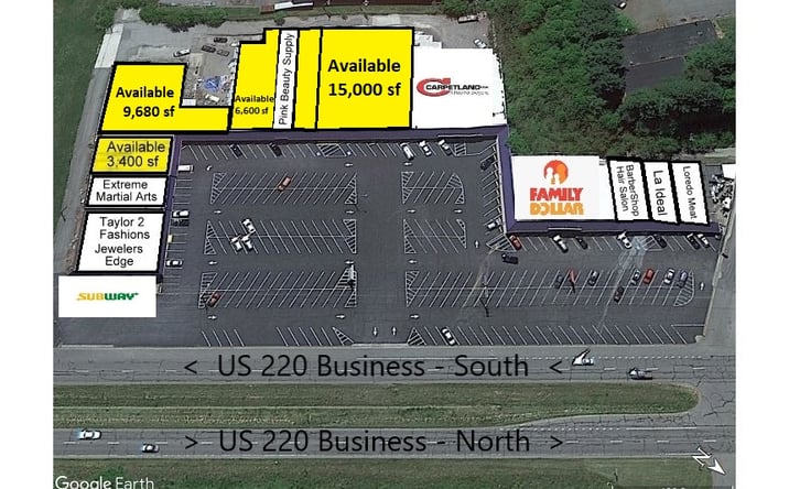 Pictures of Retail, Office, Restaurant property located at 2370 Greensboro Rd, Martinsville, VA 24112 for lease - image #1