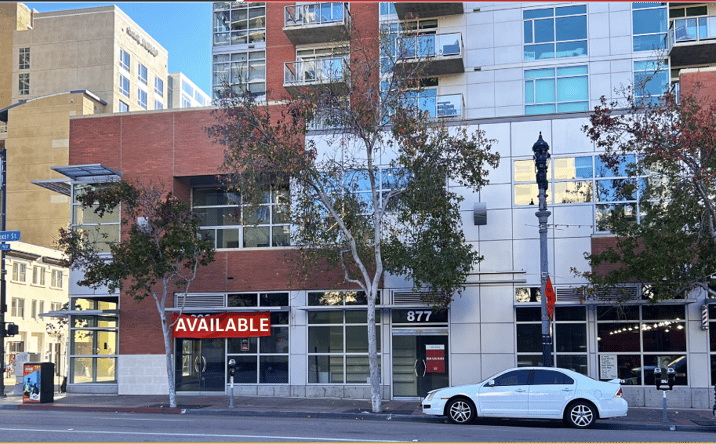 Pictures of Retail, Restaurant property located at 833 Market St, San Diego, CA 92101 for lease - image #1