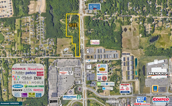 Pictures of Retail property located at Baldwin & Morgan Roads, Orion Township, MI 48359 for lease - image #1