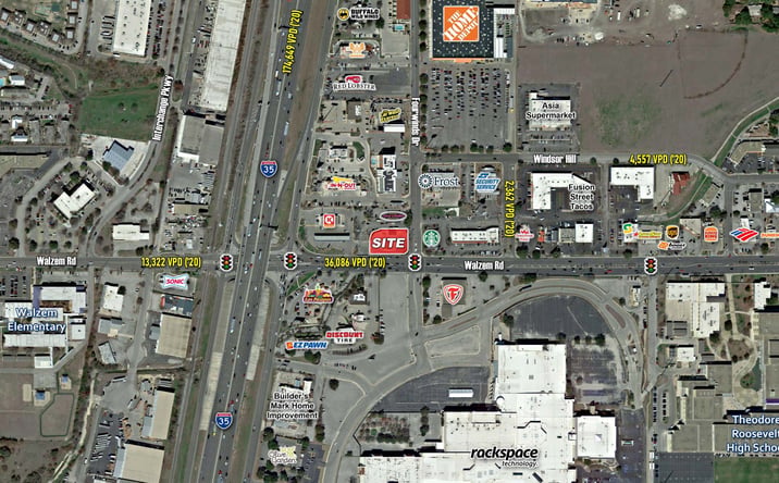 Pictures of Retail, Land property located at 4825 Walzem Road, Windcrest, TX 78218 for lease - image #1