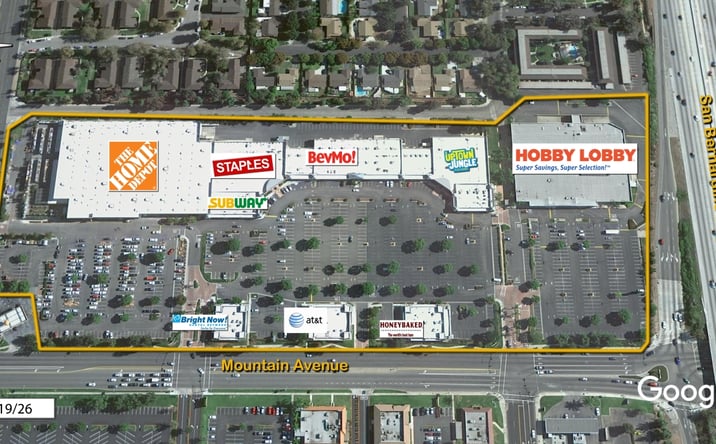 Pictures of Retail property located at 250 S. Mountain Avenue, Upland, CA 91786 for lease - image #1
