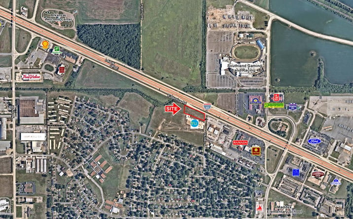 Pictures of Retail, Land property located at E Service Rd & N 18th St, West Memphis, AR 72301 for lease - image #1