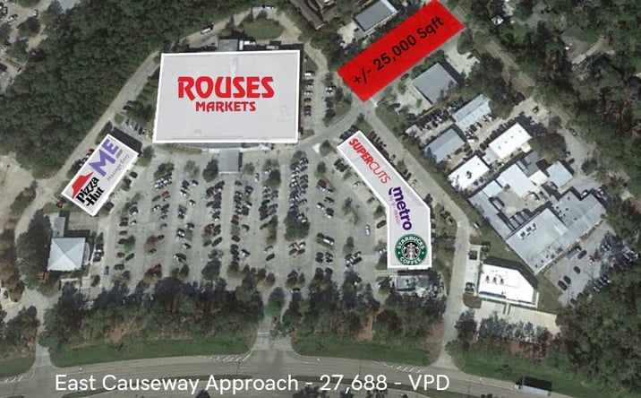 Pictures of Retail, Office, Land property located at 3461 E Causeway Approach, Mandeville, LA 70448 for lease - image #1