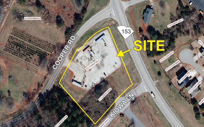 Pictures of Land property located at 150 Cooper Rd, Piedmont, SC 29673 for lease - image #1