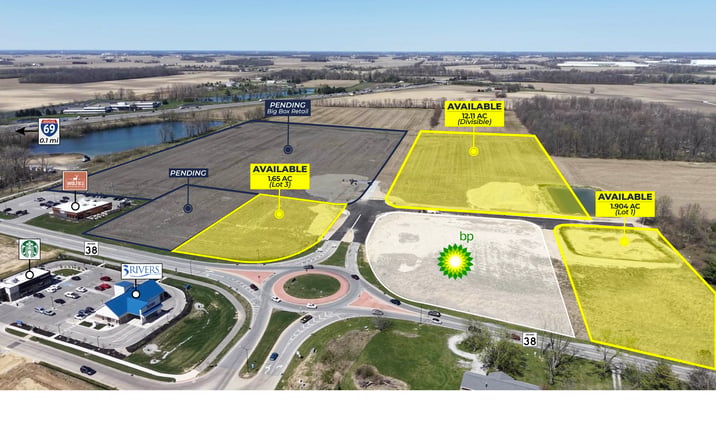 Pictures of Retail, Land property located at SR 38 and Heritage Way, Pendleton, IN 46064, Pendleton, IN 46064 for lease - image #1