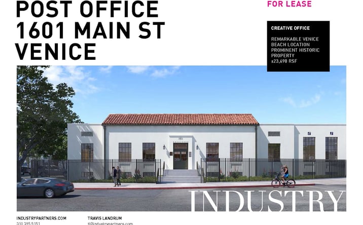 Pictures of Office property located at 1601 Main St, Los Angeles, CA 90291 for lease - image #1