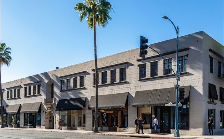 Pictures of Retail, Restaurant property located at 9701-9725 Santa Monica Blvd, Beverly Hills, CA 90210 for lease - image #1