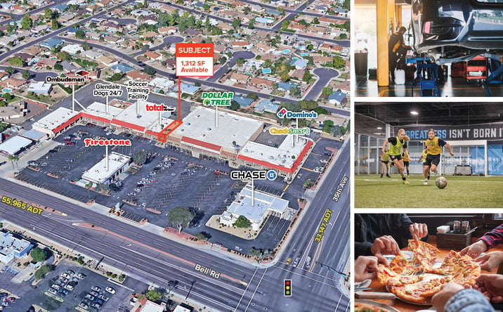 Pictures of Retail property located at 3510-3624 W Bell Rd Glendale, Glendale, AZ 85308 for lease - image #1