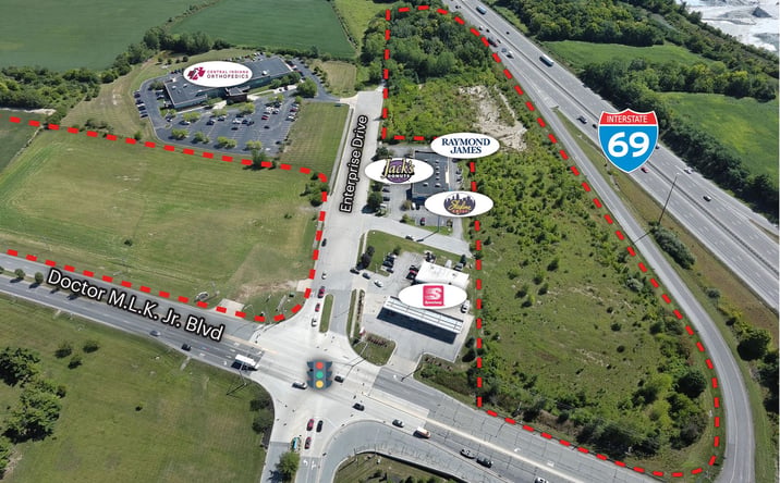 Pictures of Retail, Land property located at Enterprise Park  Exit 222 & I-690, Anderson, IN 46013 for lease - image #1