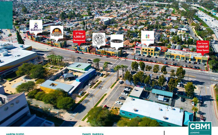 Pictures of Retail, Office, Restaurant property located at 131-251 S Mednik Ave, East Los Angeles, CA 90022 for lease - image #1
