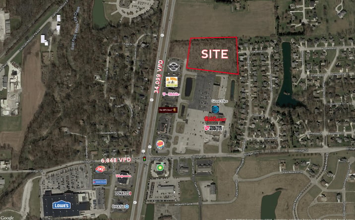Pictures of Retail property located at NEC SR 67 & Bridge Street, Mooresville, IN 46158 for lease - image #1