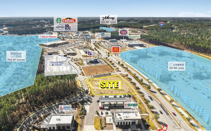 Pictures of Land property located at Nexton Pkwy & Long Meadow St, Summerville, SC 29486 for lease - image #1