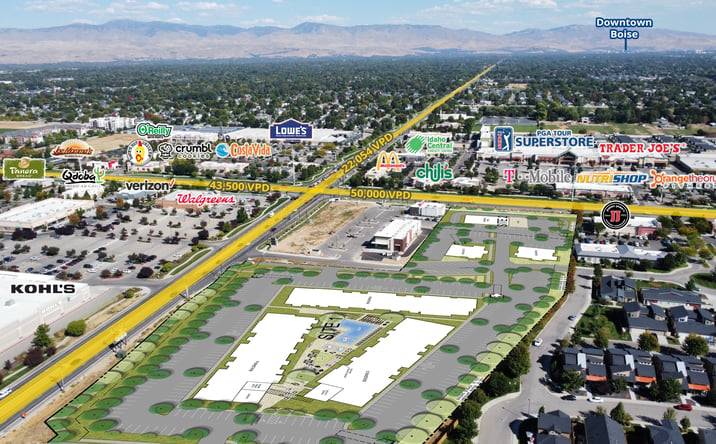 Pictures of Retail property located at SWC E Ustick Rd. & Eagle Rd, Meridian, ID 83646 for lease - image #1