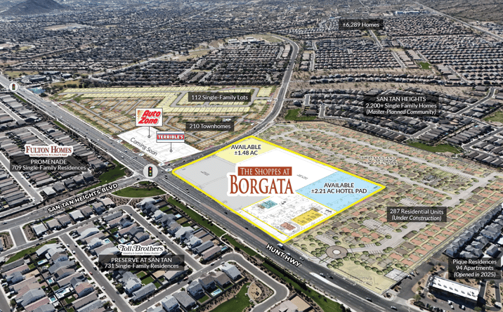 Pictures of Retail property located at Hunt Hwy & Spring Valley Pkwy, San Tan Valley, AZ 85143 for lease - image #1