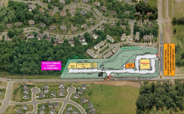 Pictures of Retail property located at Sycolin Road & Battlefield Parkway, Leesburg, VA 20175 for lease - image #1
