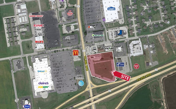 Pictures of Land property located at 1330 South Main Street, Sikeston, MO 63801 for lease - image #1