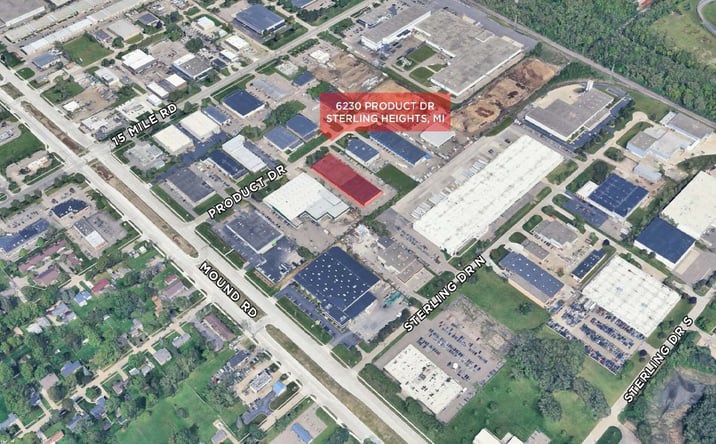 Pictures of Industrial property located at 6230 Product Dr, Sterling Heights, MI 48312 for lease - image #1