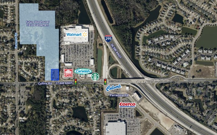 Pictures of Land, Retail property located at 7143 Collins Rd, Jacksonville, FL 32244 for lease - image #1