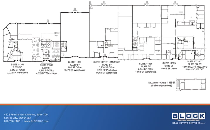 Pictures of Office, Industrial property located at 11301-11327 Strang Line Road, Lenexa, KS 66215 for lease - image #1
