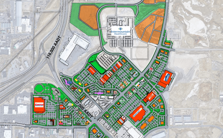 Pictures of Retail property located at US6 and Canyon Creek Parkway, Spanish Fork, UT 84660 for lease - image #1