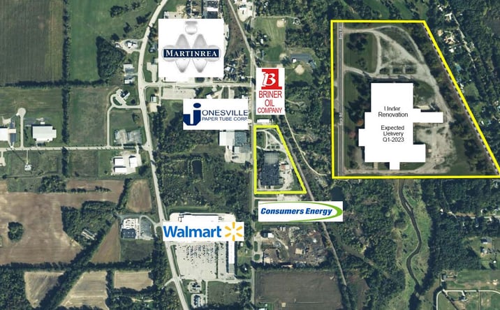 Pictures of Industrial property located at 651 Beck St, Jonesville, MI 49250 for lease - image #1