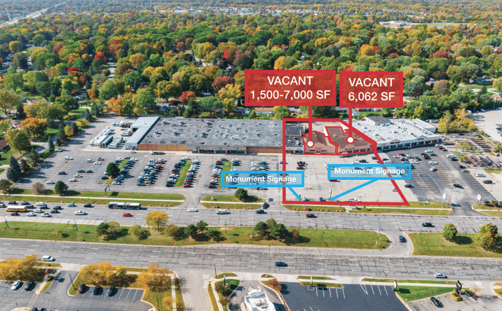 Pictures of Retail property located at 37601-37569 S Gratiot Avenue, Clinton Township, MI 48036 for lease - image #1