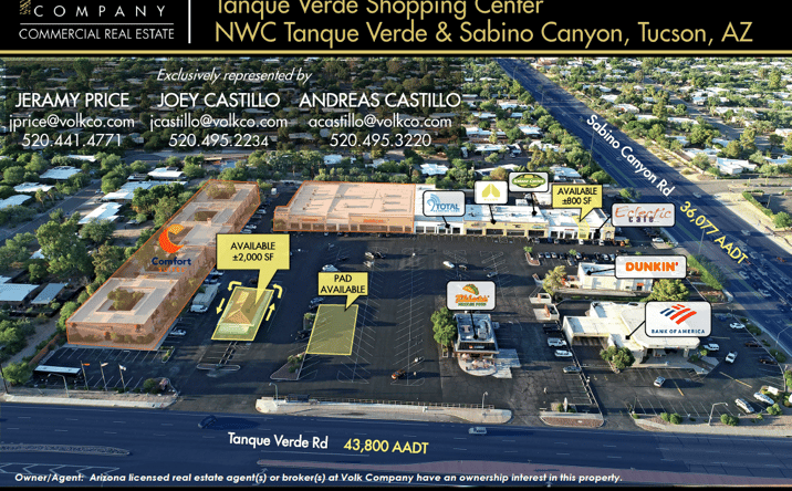Pictures of Retail property located at NWC Tanque Verde & Sabino Canyon, Tucson, AZ 85715 for lease - image #1