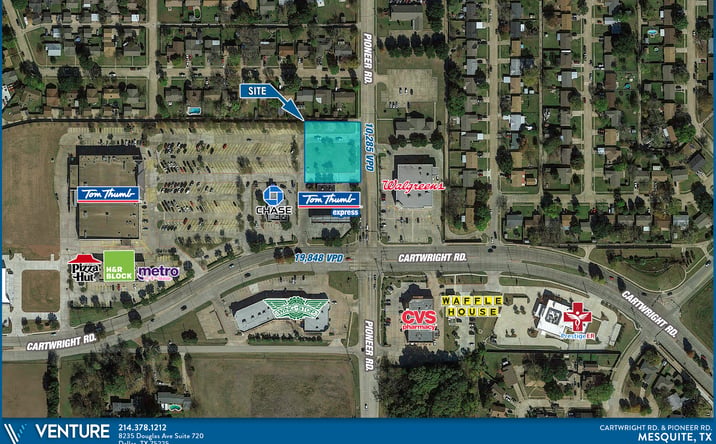 Pictures of Retail property located at NWC Cartwright Rd, Mesquite, TX 75149 for lease - image #1
